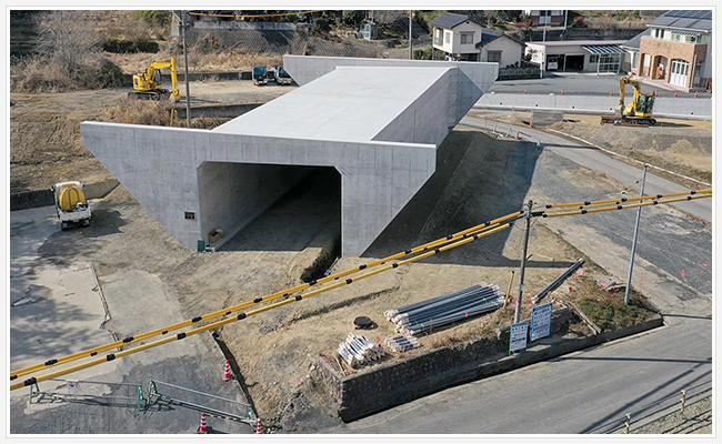 津山南道路平福地区外第4改良工事